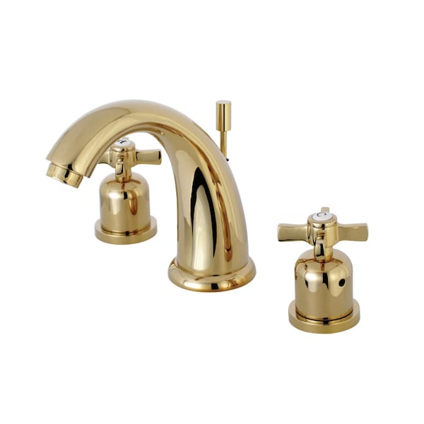 KB8982ZX 8" Widespread Bathroom Faucet, Polished Brass